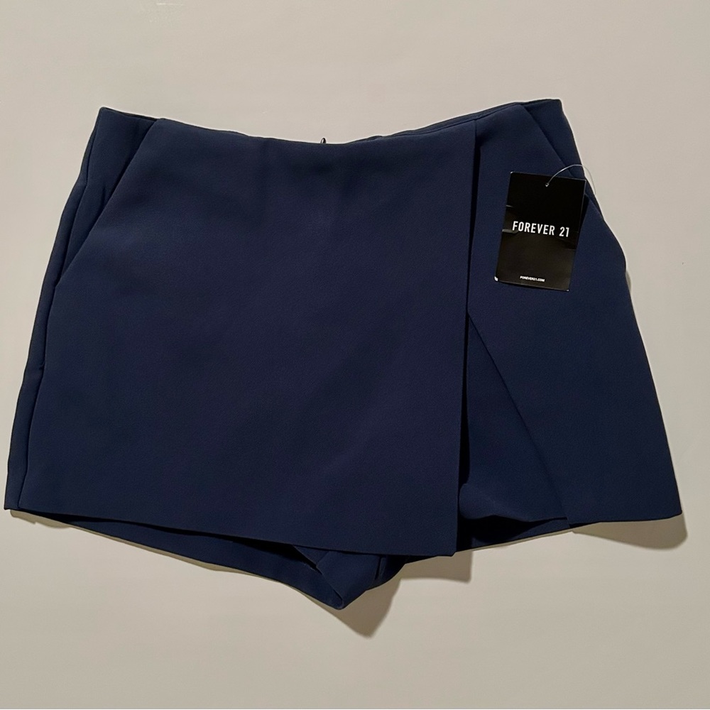 Forever 21 teal overlay skirt